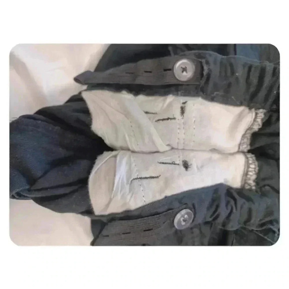 Roots Unisex Black Cargo Pants Size 12 - Picture 5 of 9